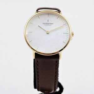 Nordgreen Watch Leather Band Brown - #40